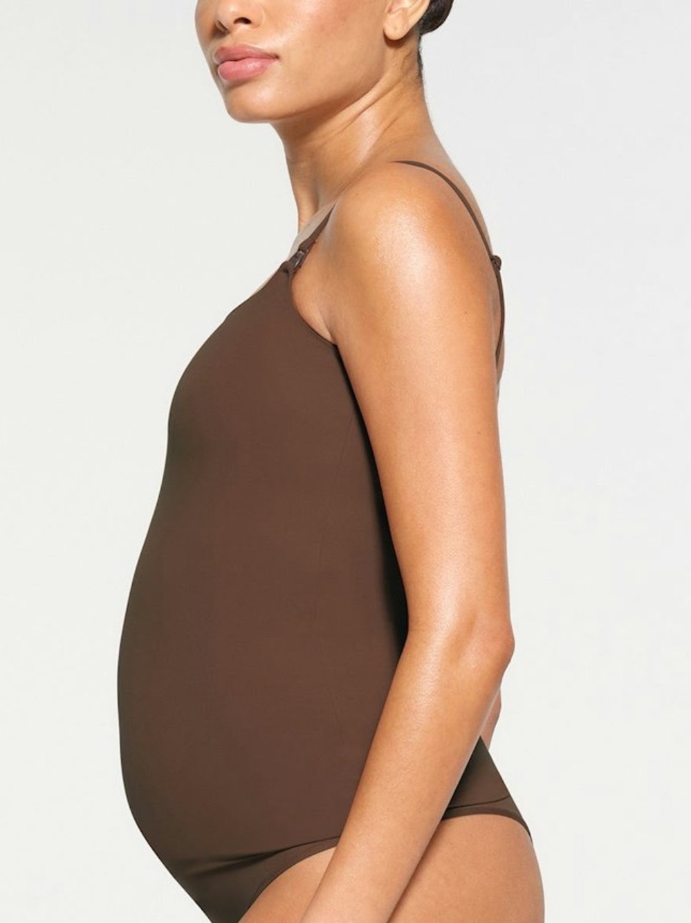Fits everybody maternity nursing tank color jasper
